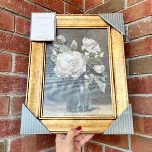 TARGET THRESHOLD STUDIO MCGEE VINTAGE FLORAL WALL CANVAS 1CT